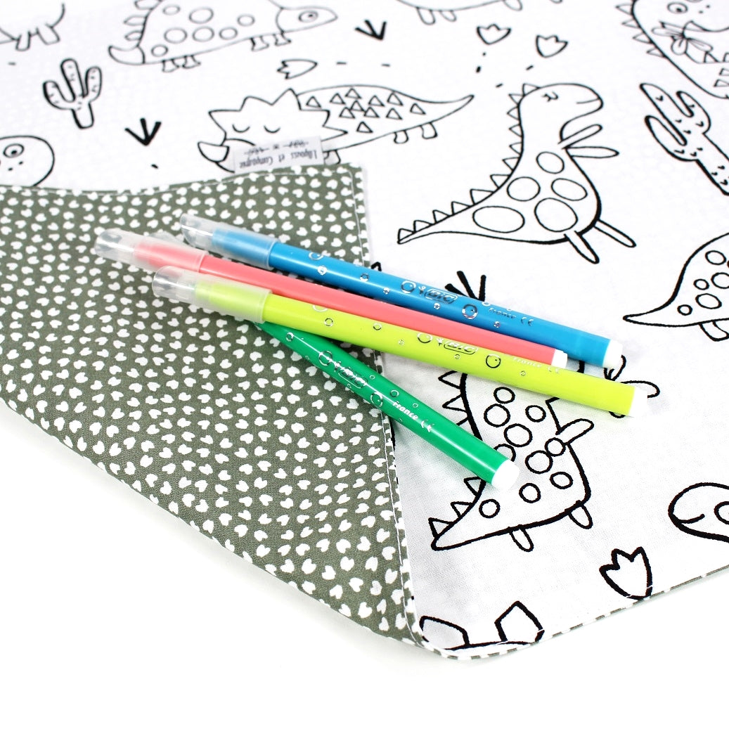 Feuilles de coloriage lavables