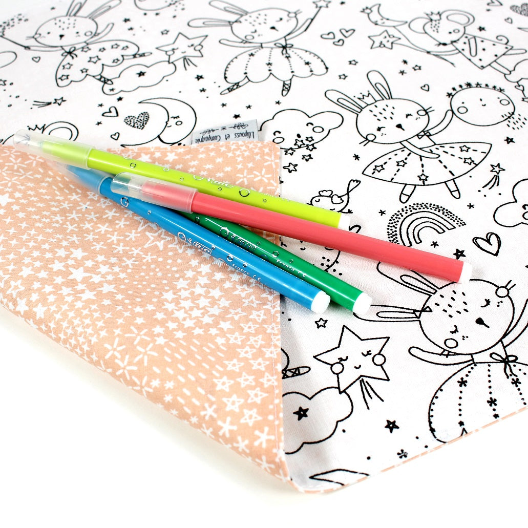 Feuilles de coloriage lavables