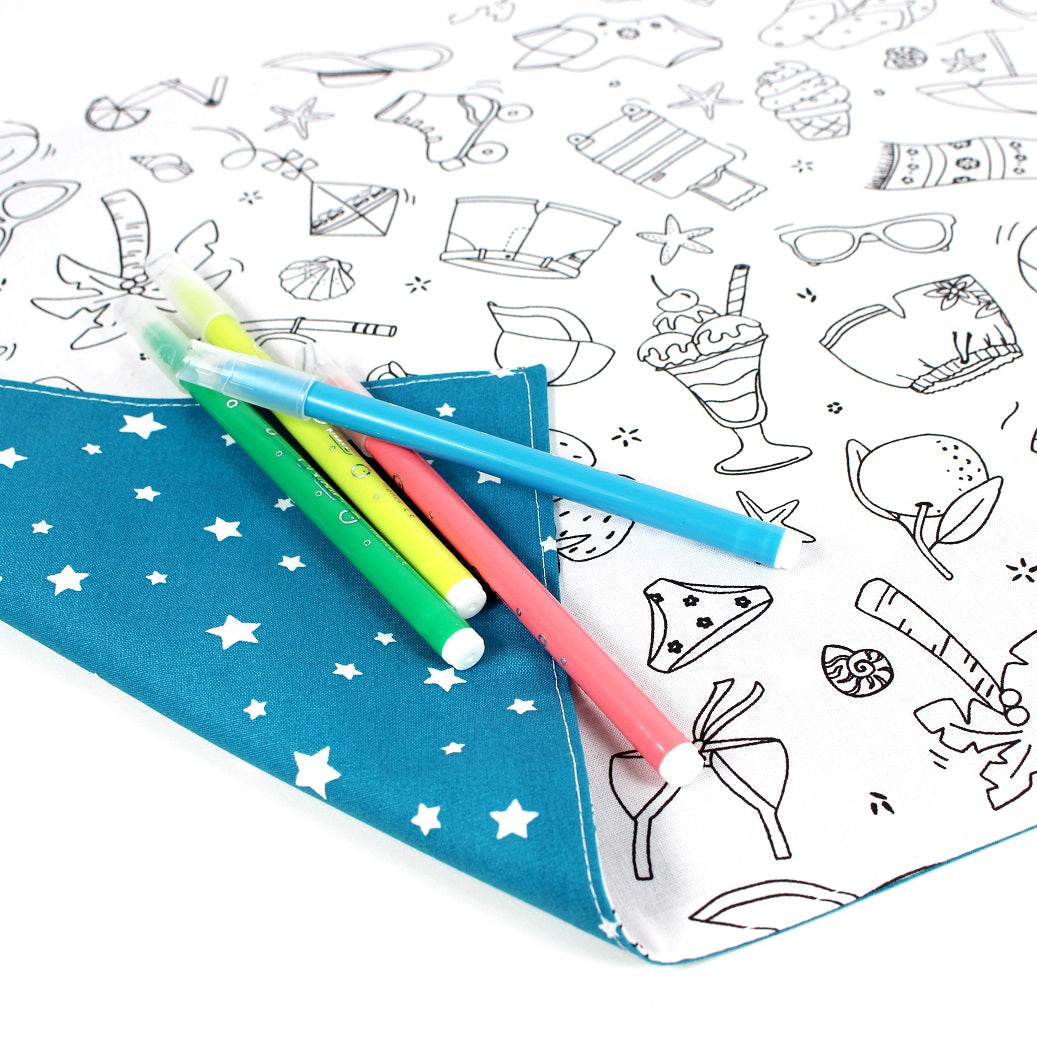 Feuilles de coloriage lavables